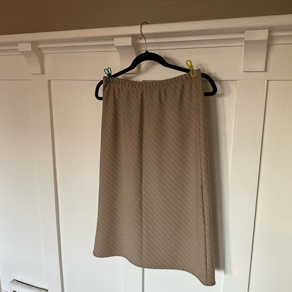 Forgotten Grace Elegant Tan Skirt